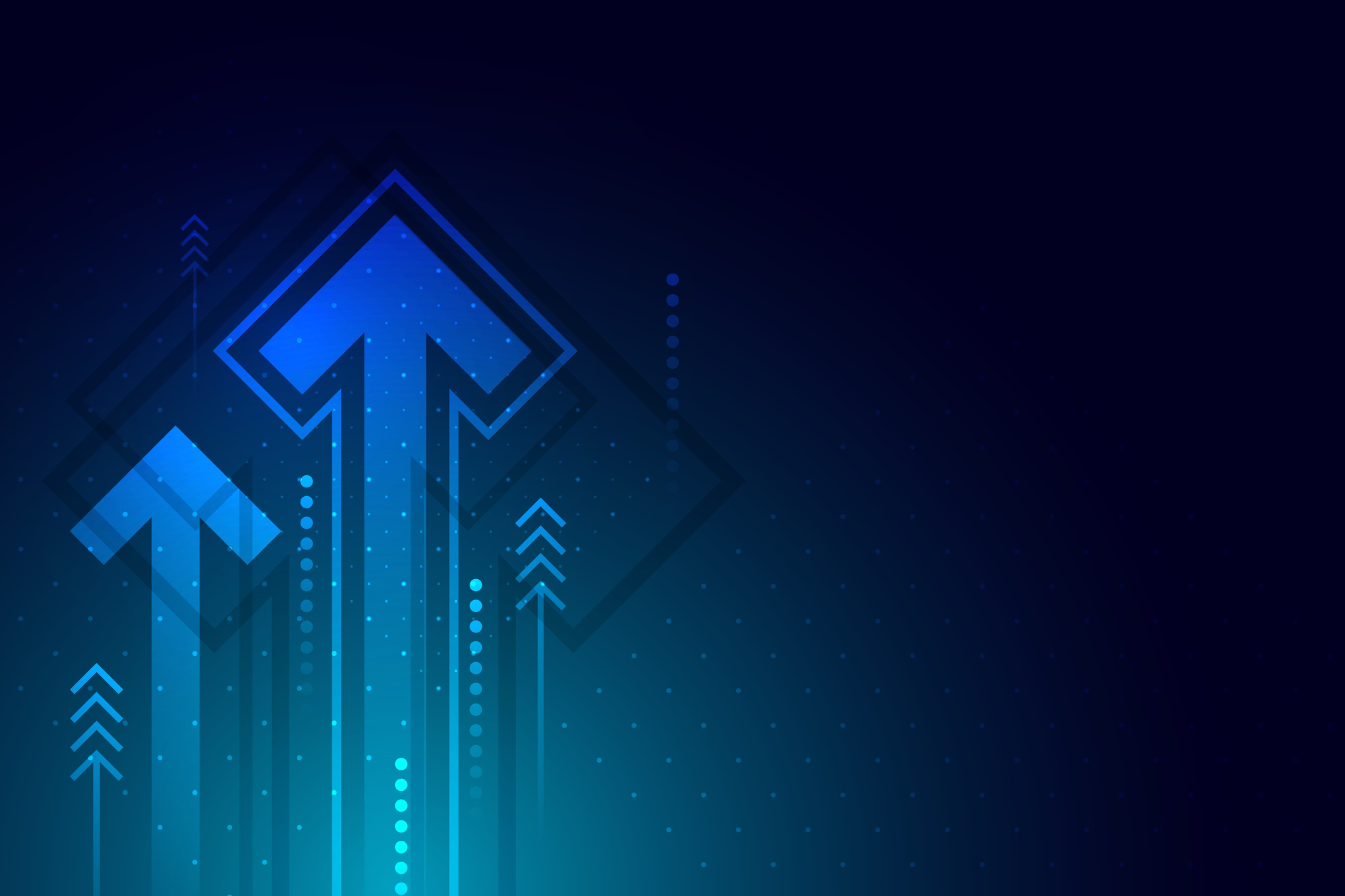 Arrows pointing up