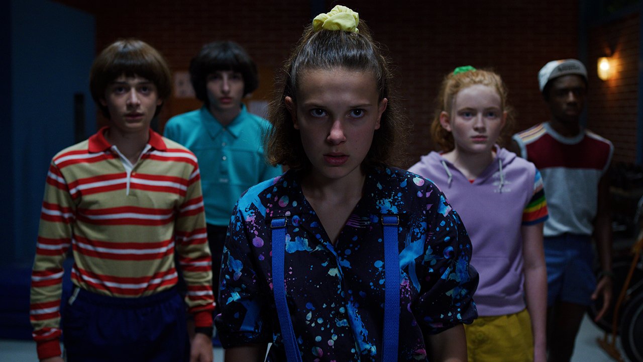 The cast of Netflix's Stranger Things.