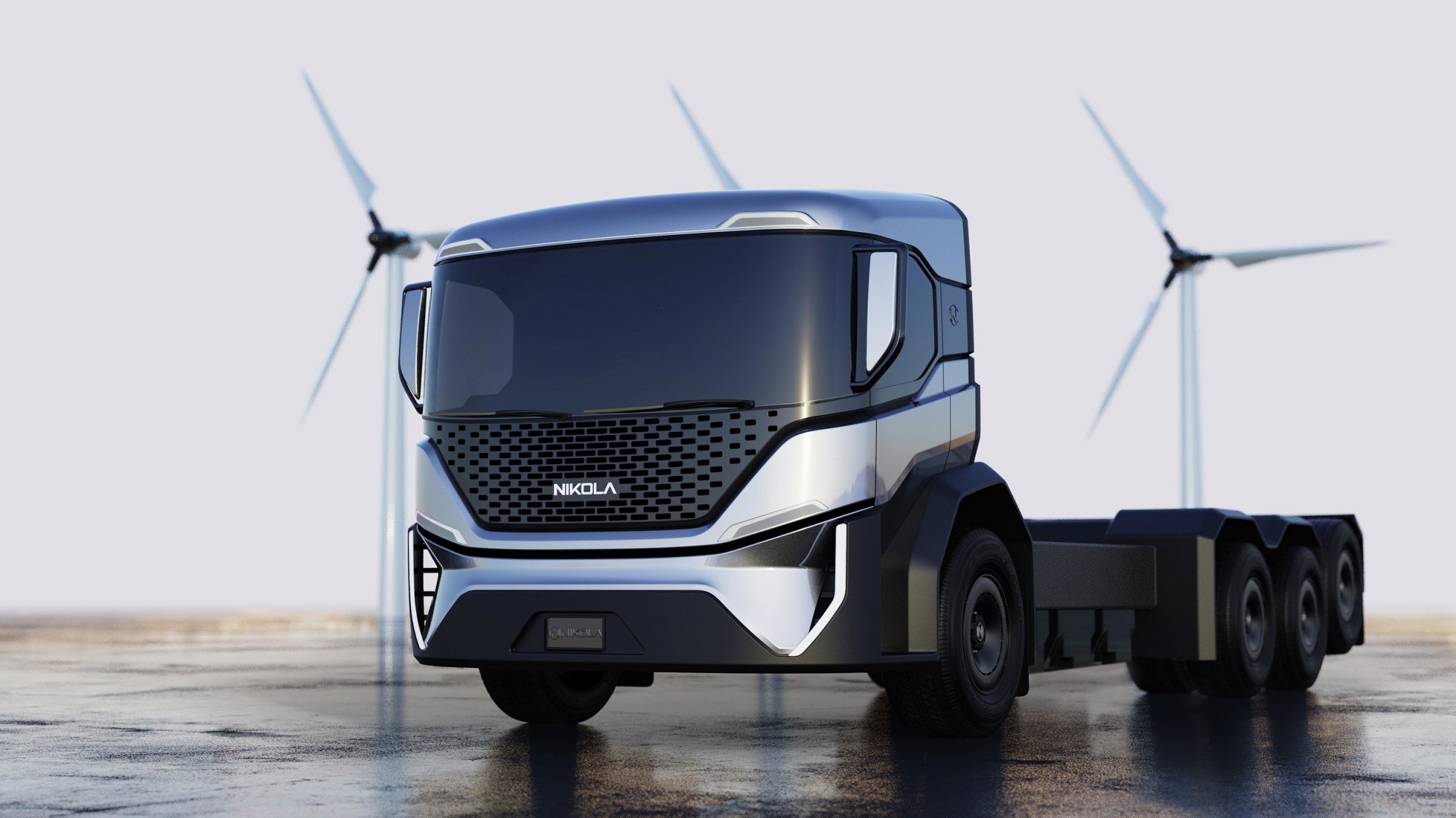 A Nikola truck prototype.