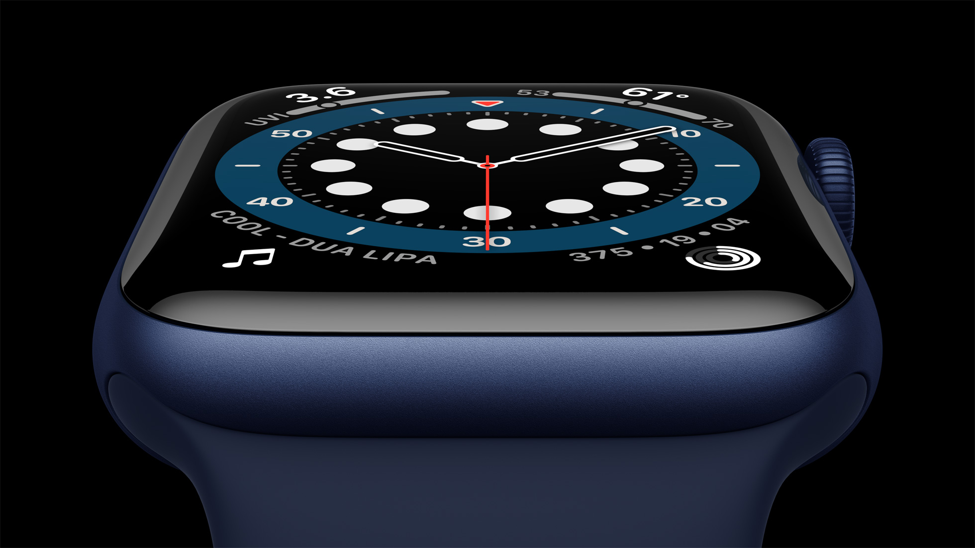 Apple Watch Series 6 in blue