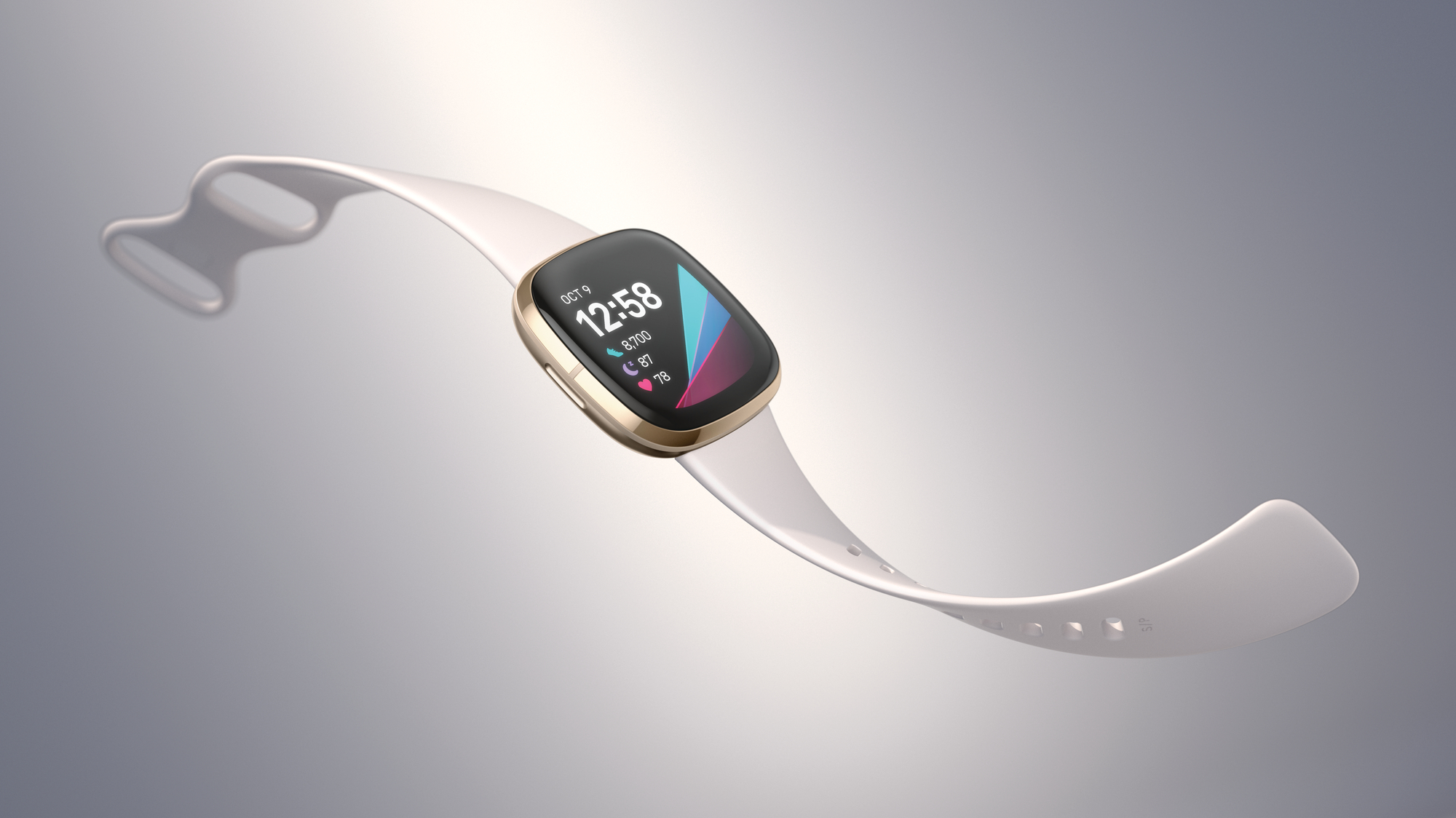 Fitbit Sense in white