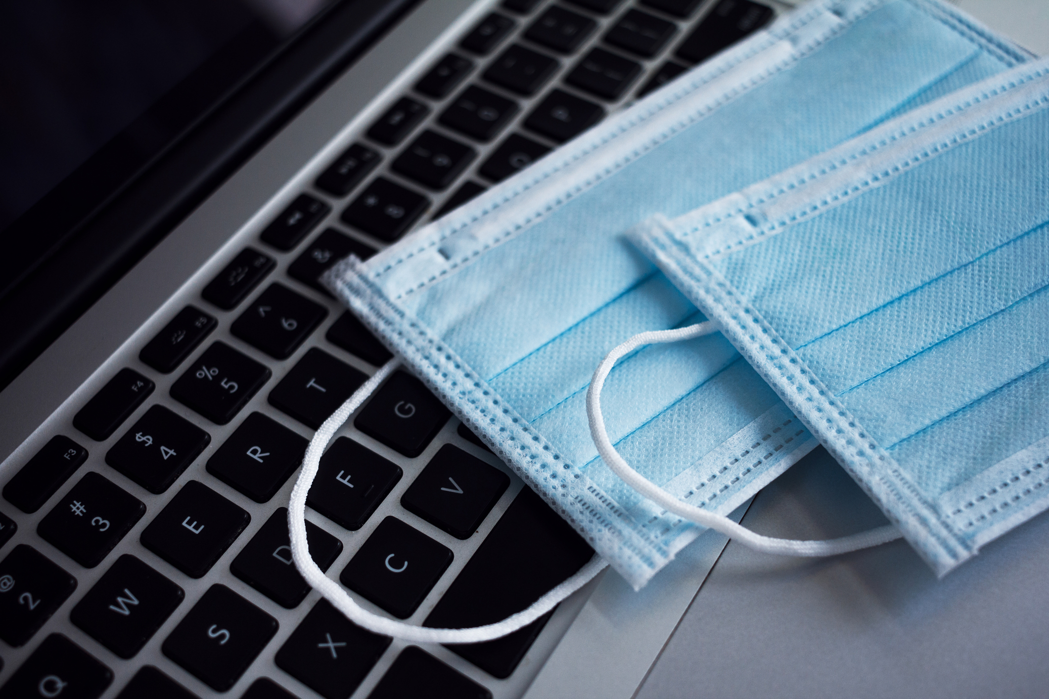 Two surgical maps on a laptop.