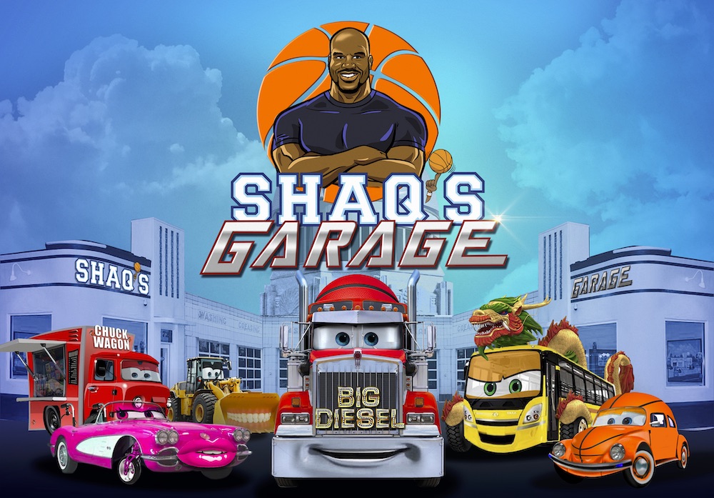 Promotional image for Shaq's Garage.