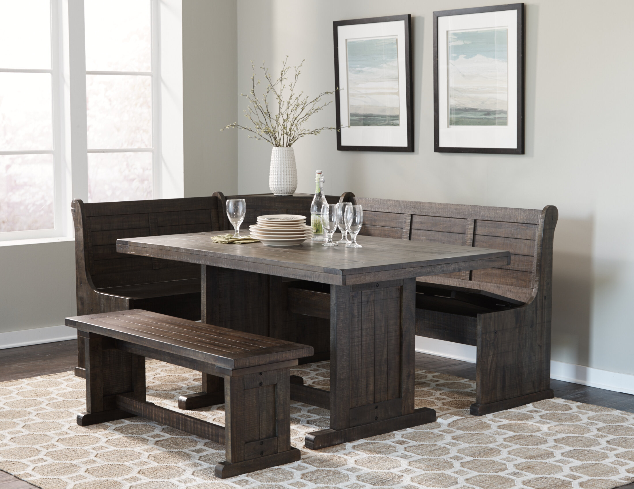 A dining set offered by Wayfair.