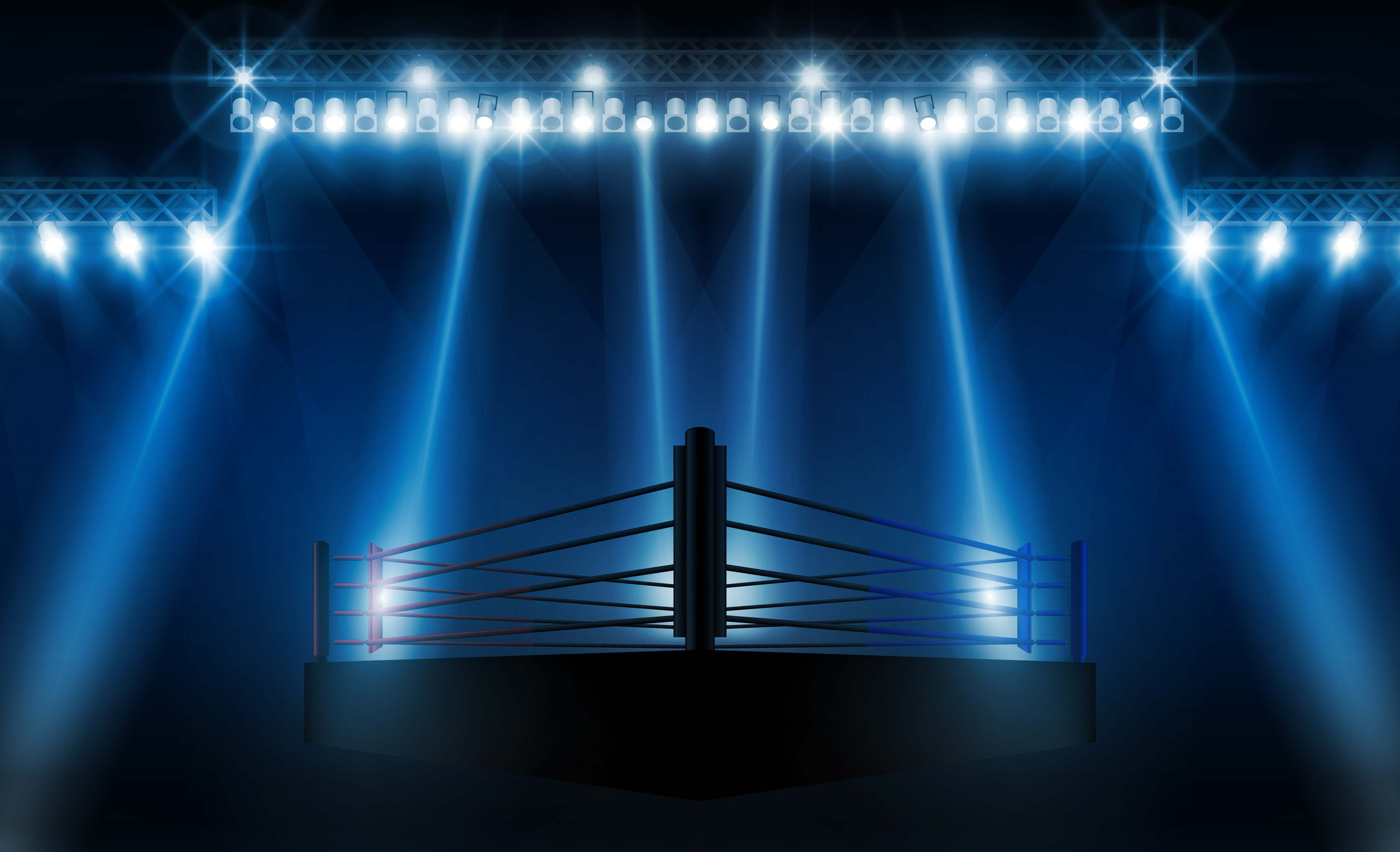 A wrestling ring.