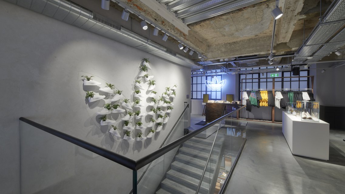 Adidas' flagship store in London.