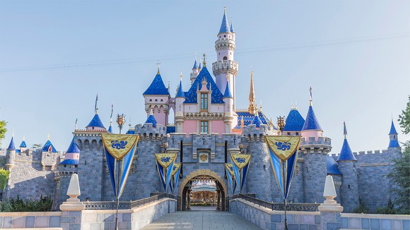 Sleeping Beauty's Castle in Disneyland.