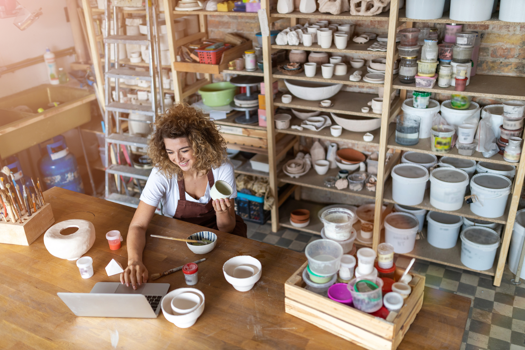 Artist with a small business.