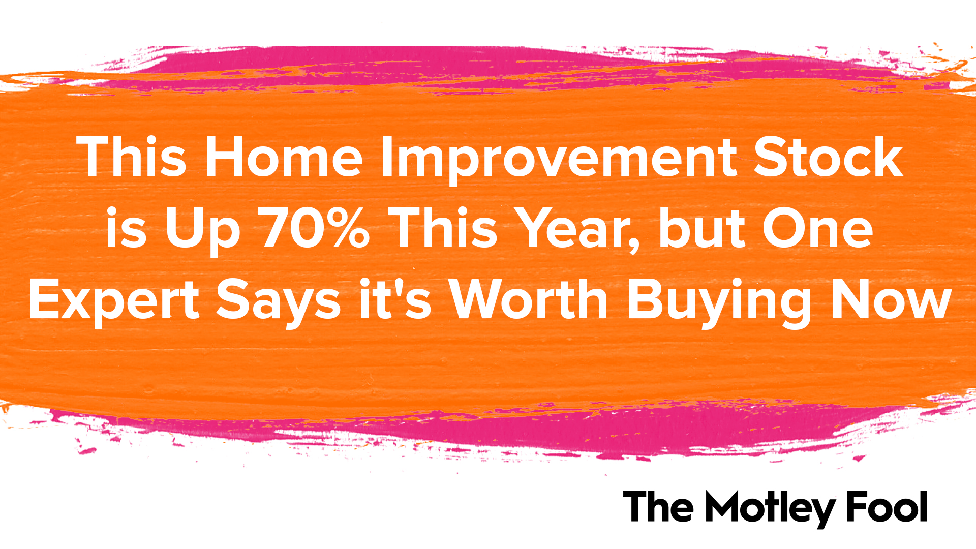 This Home Improvement Stock Is Up 70 This Year, but One Expert Says It
