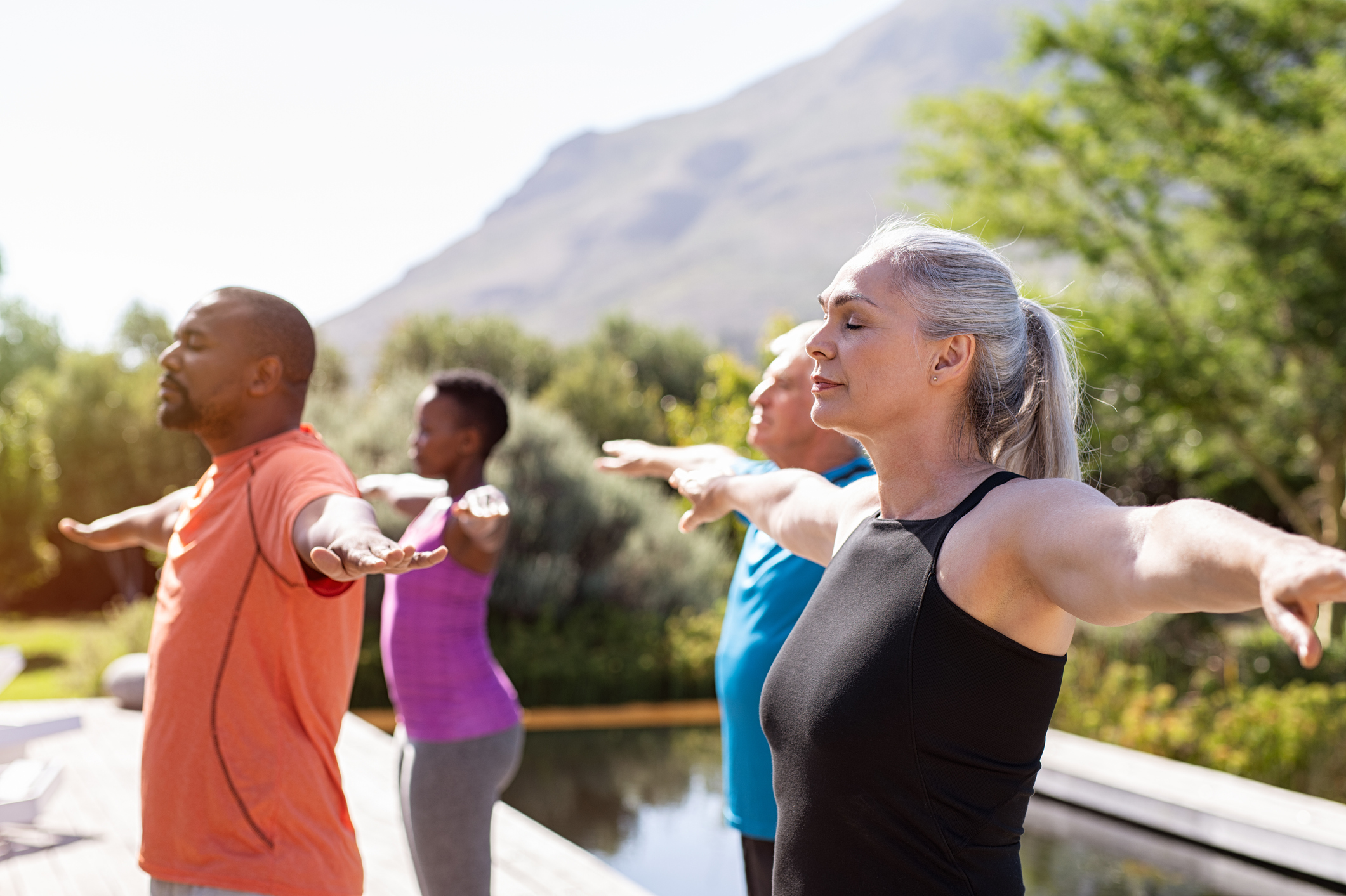 seniorwomanrelaxyoga