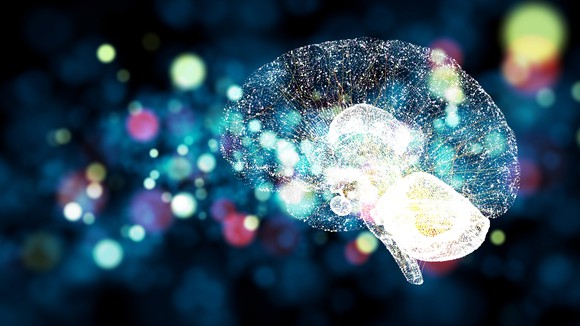 An illustration of a digital brain.