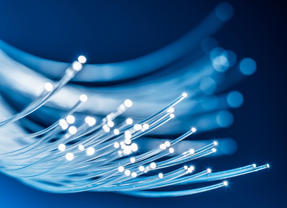 Fiber optic cable. 