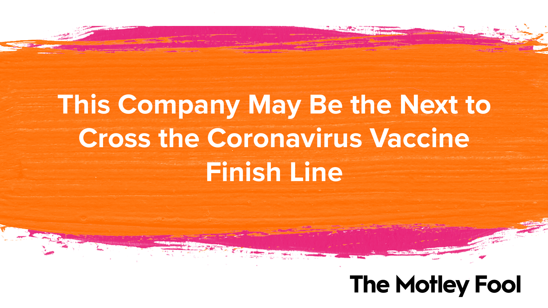 This Company May Be The Next To Cross The Coronavirus Vaccine Finish