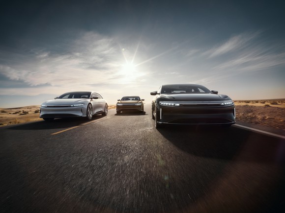 Lucid Air luxury electric sedans