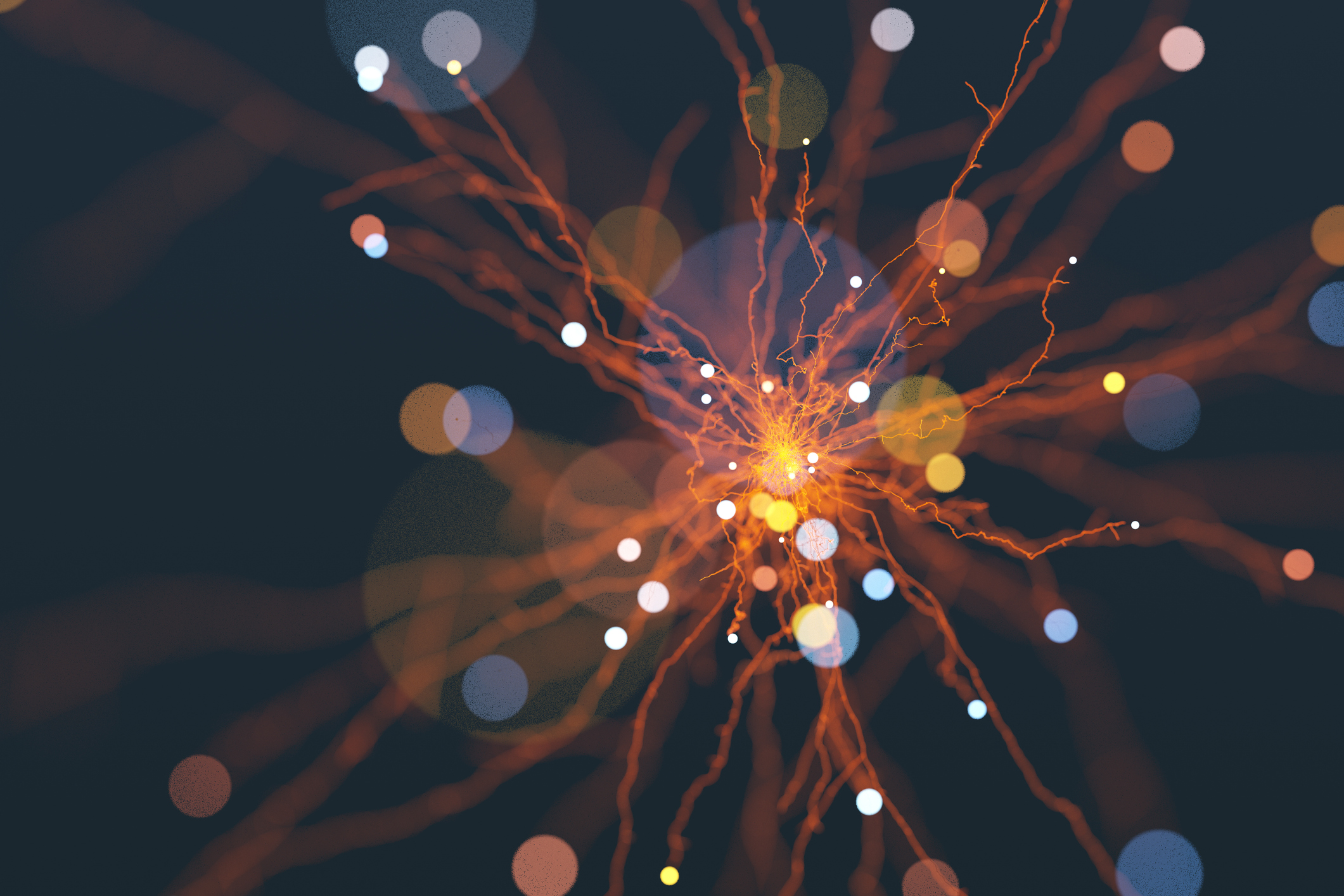 Abstract curly tendrils background.