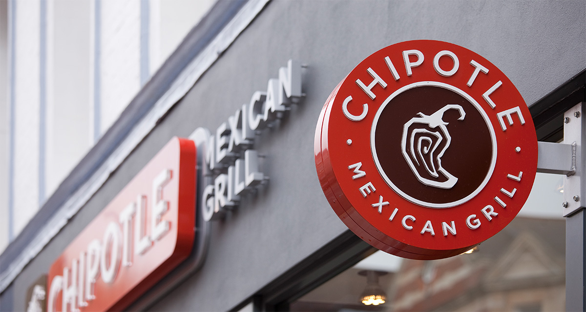 Chipotle Mexican Grill sign