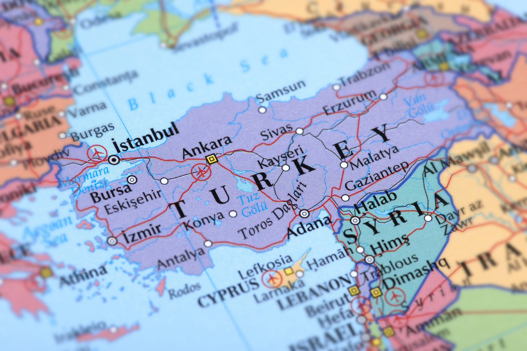Map of Turkey