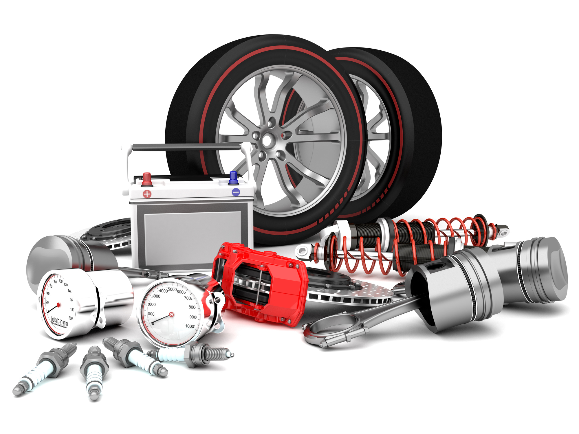 Car parts.