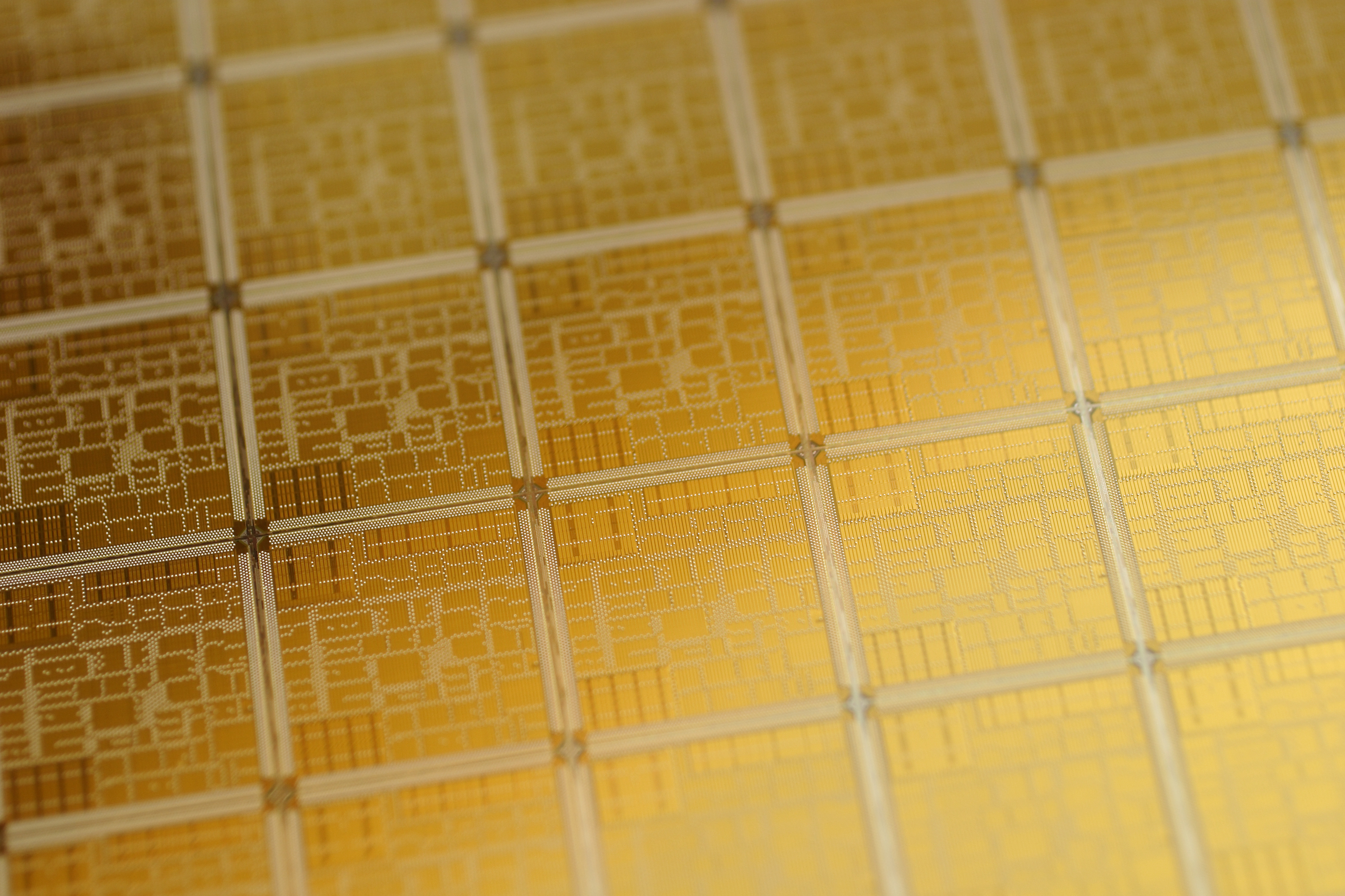 A close-up photo of etched chips.