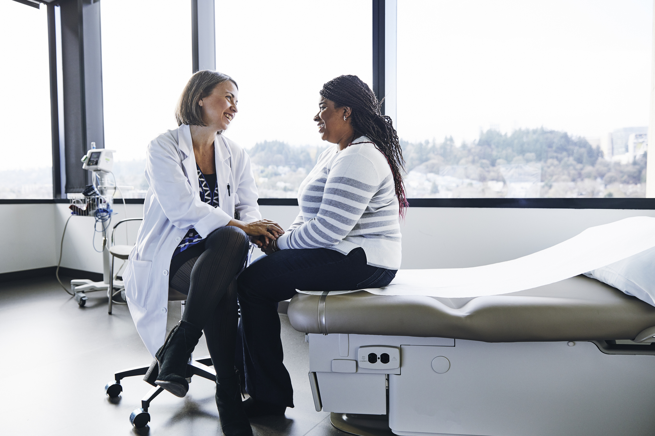 Doctor and Patient talking