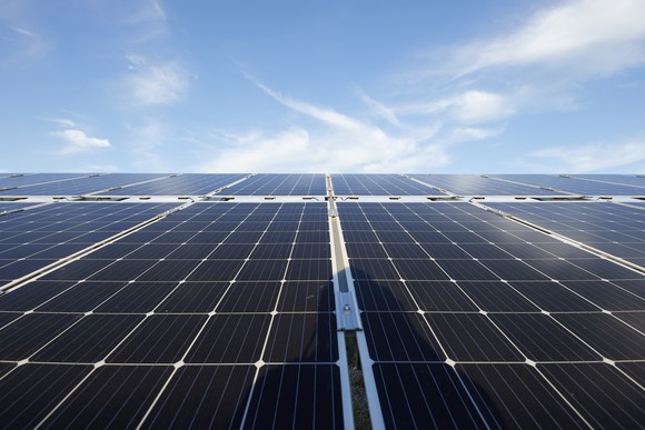 Solar panels.