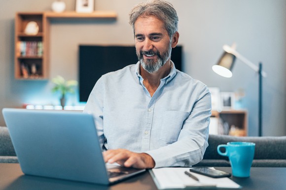 Person at laptop