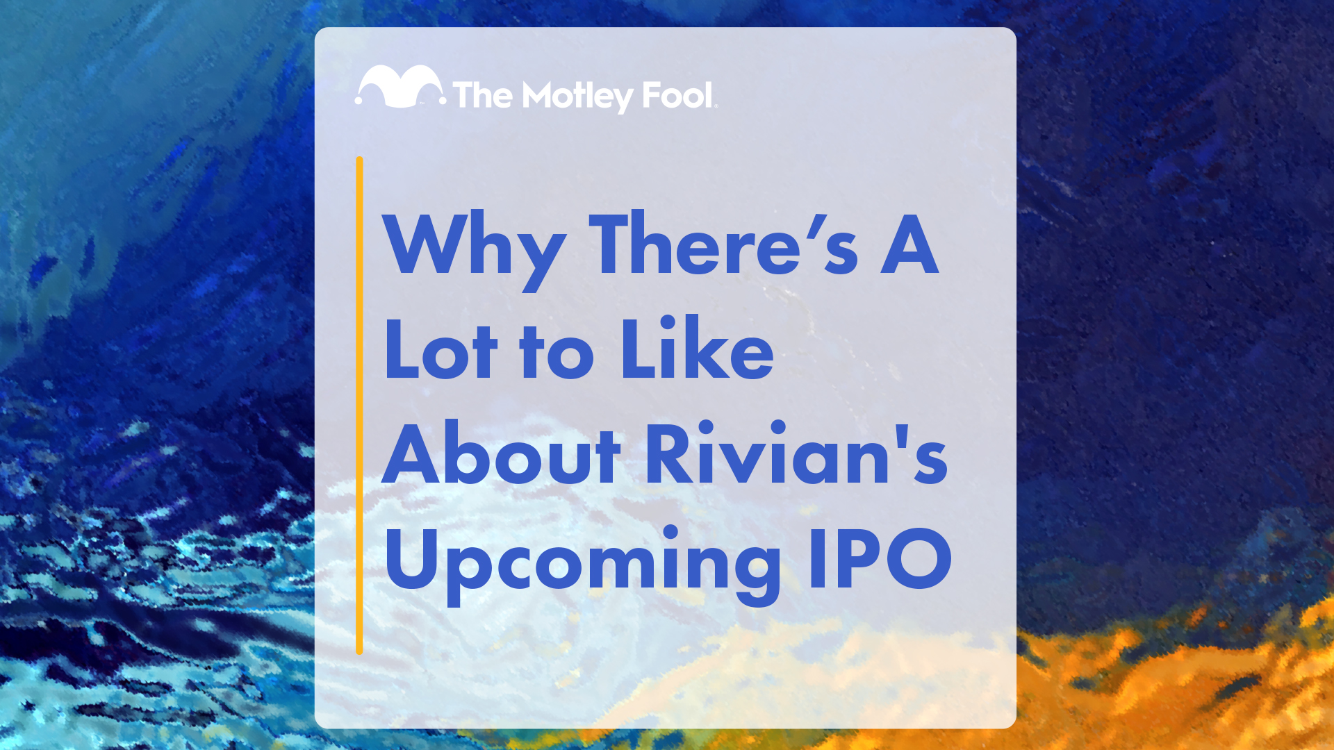 Why There's a Lot to Like About Rivian's Upcoming IPO - Vimarsana News