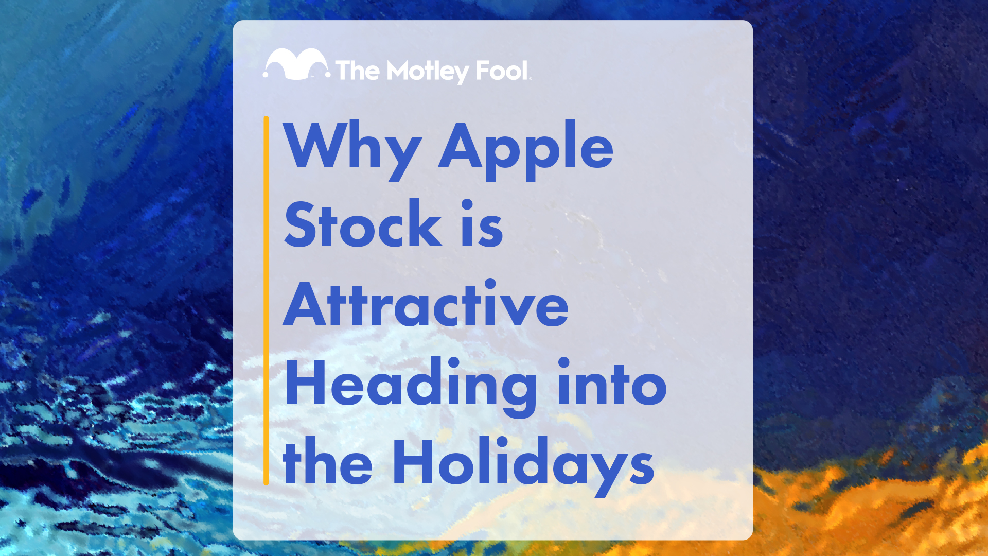 Why Apple Stock Is Attractive Heading Into the Holidays The Motley Fool