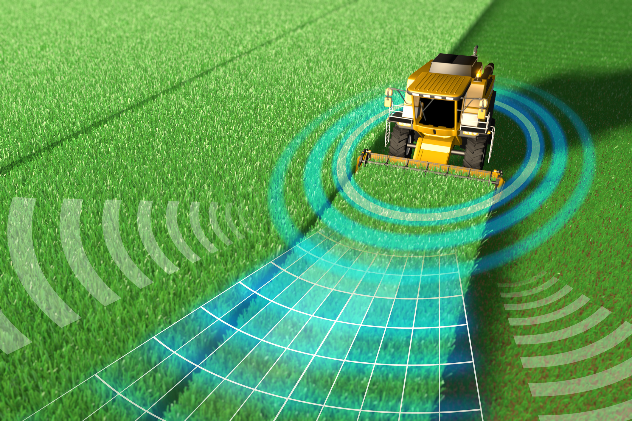 Precision agriculture in action.