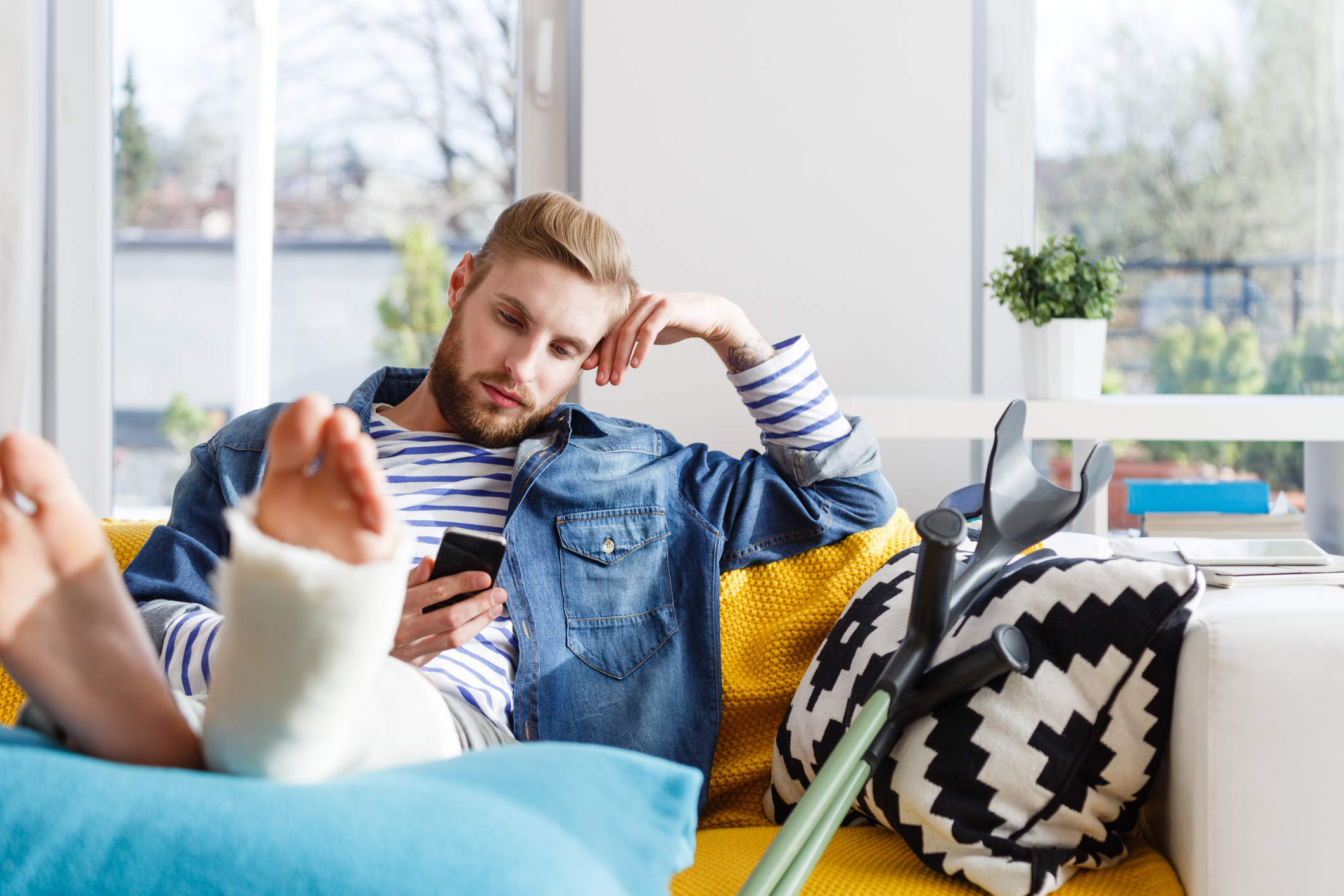 health-insurance-customer-broken-foot-getty