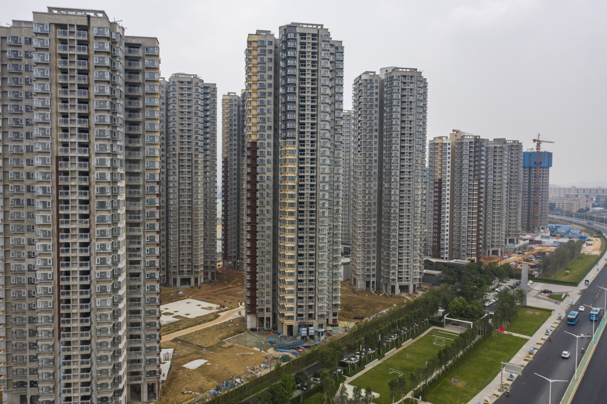 China real estate developments.