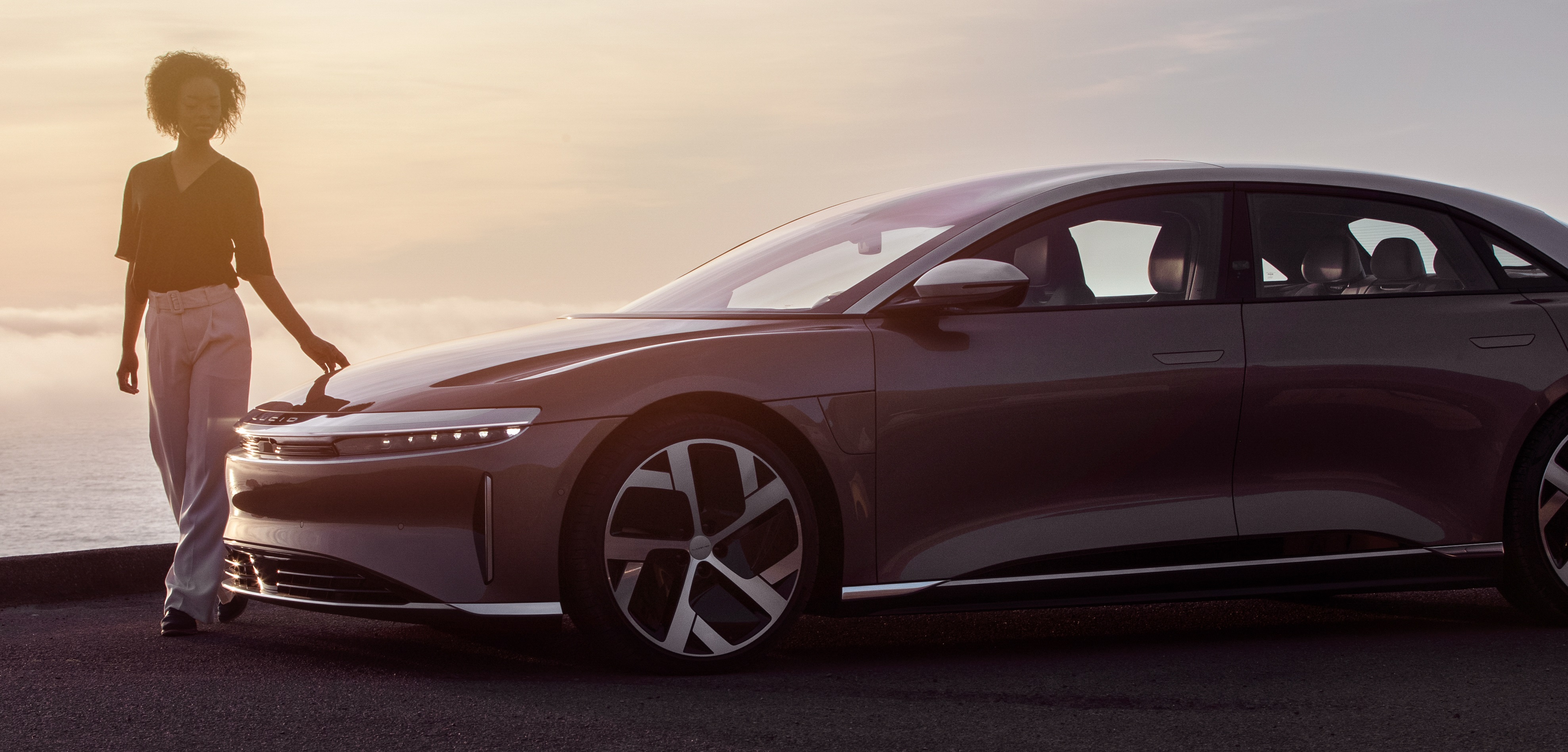 The Lucid Air vehicle.