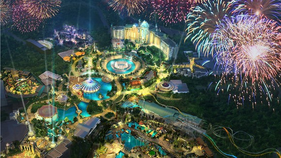 Concept art for Epic Universe.