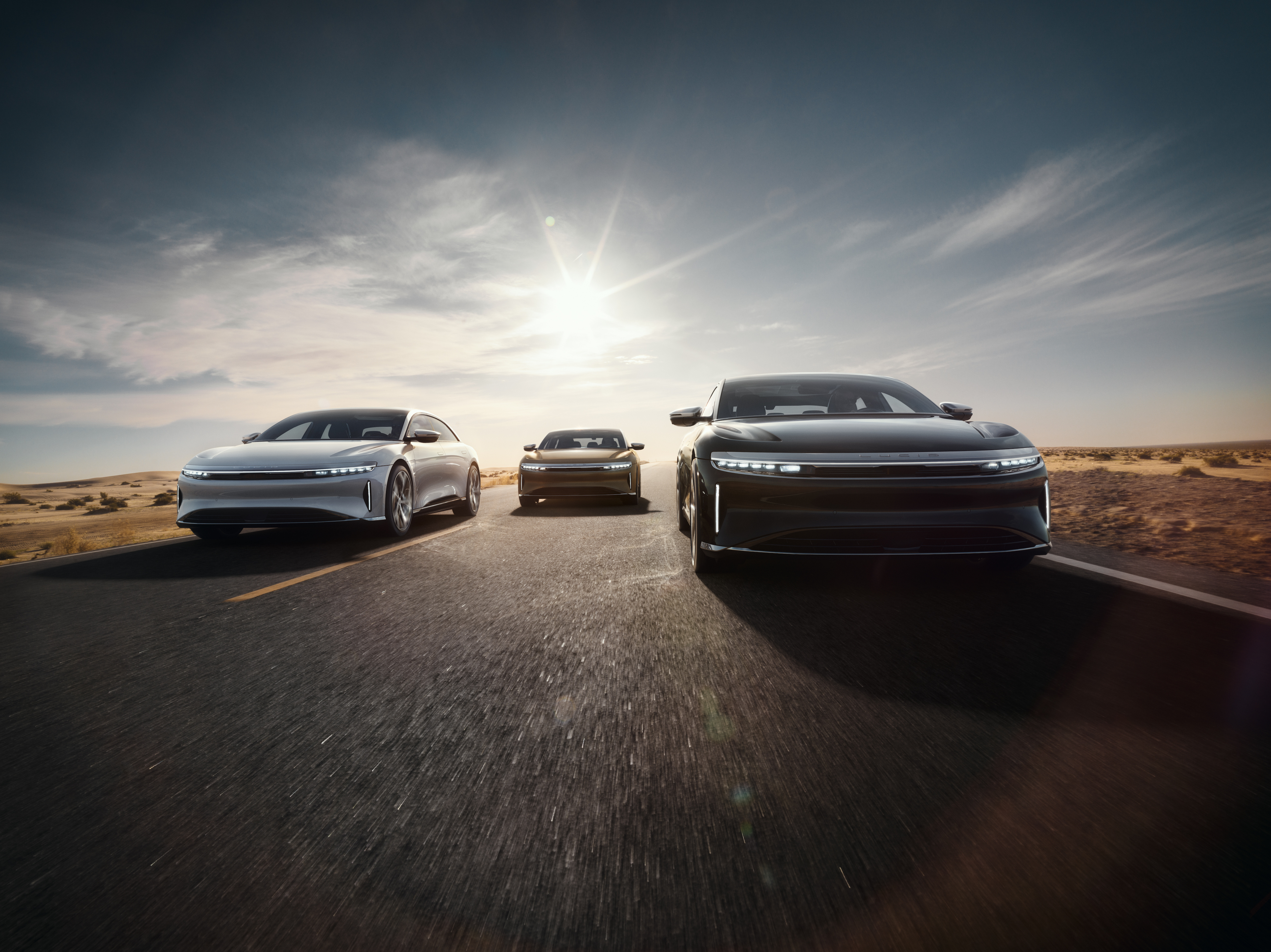 Lucid Air cars