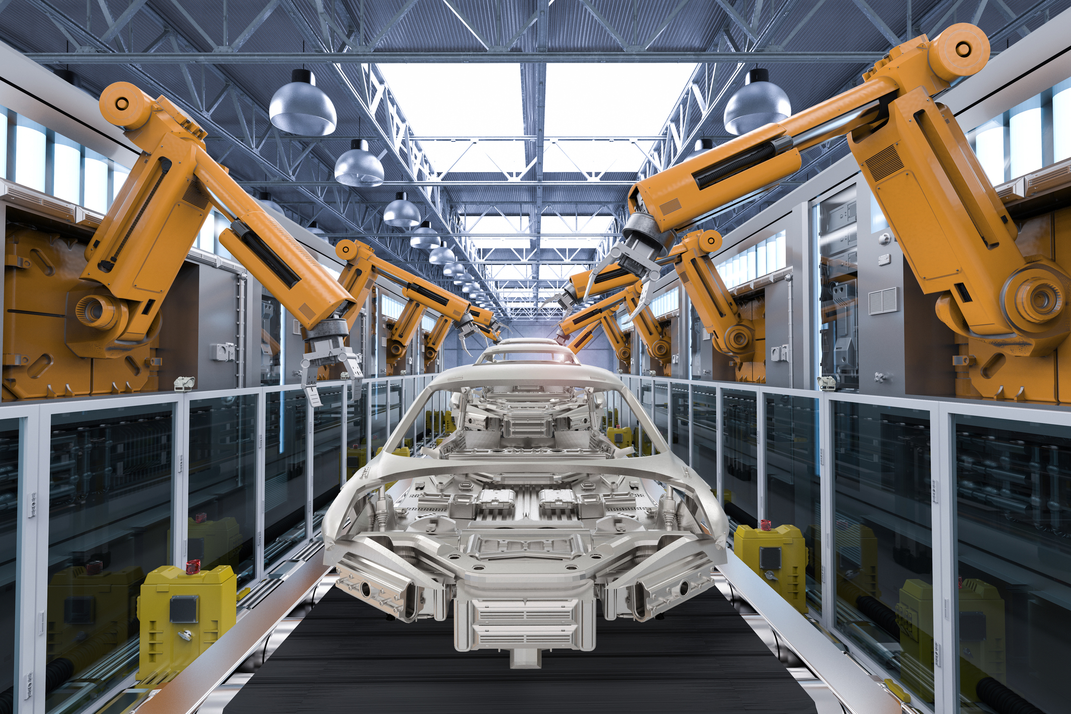 Car production plant.