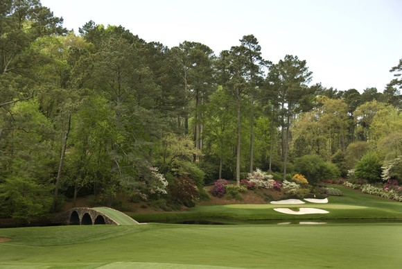 A beautiful golf hole.