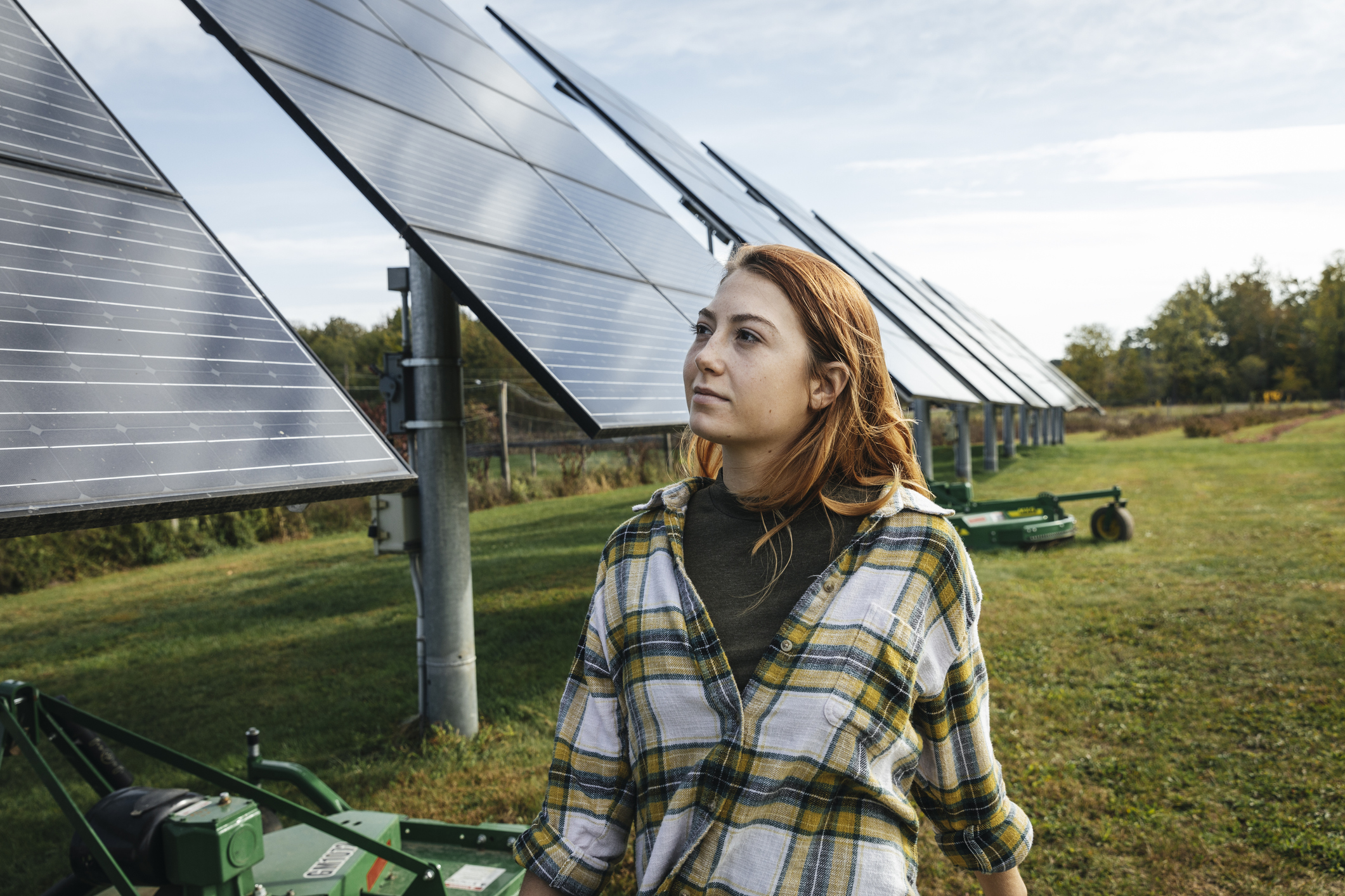 woman-solar-panels