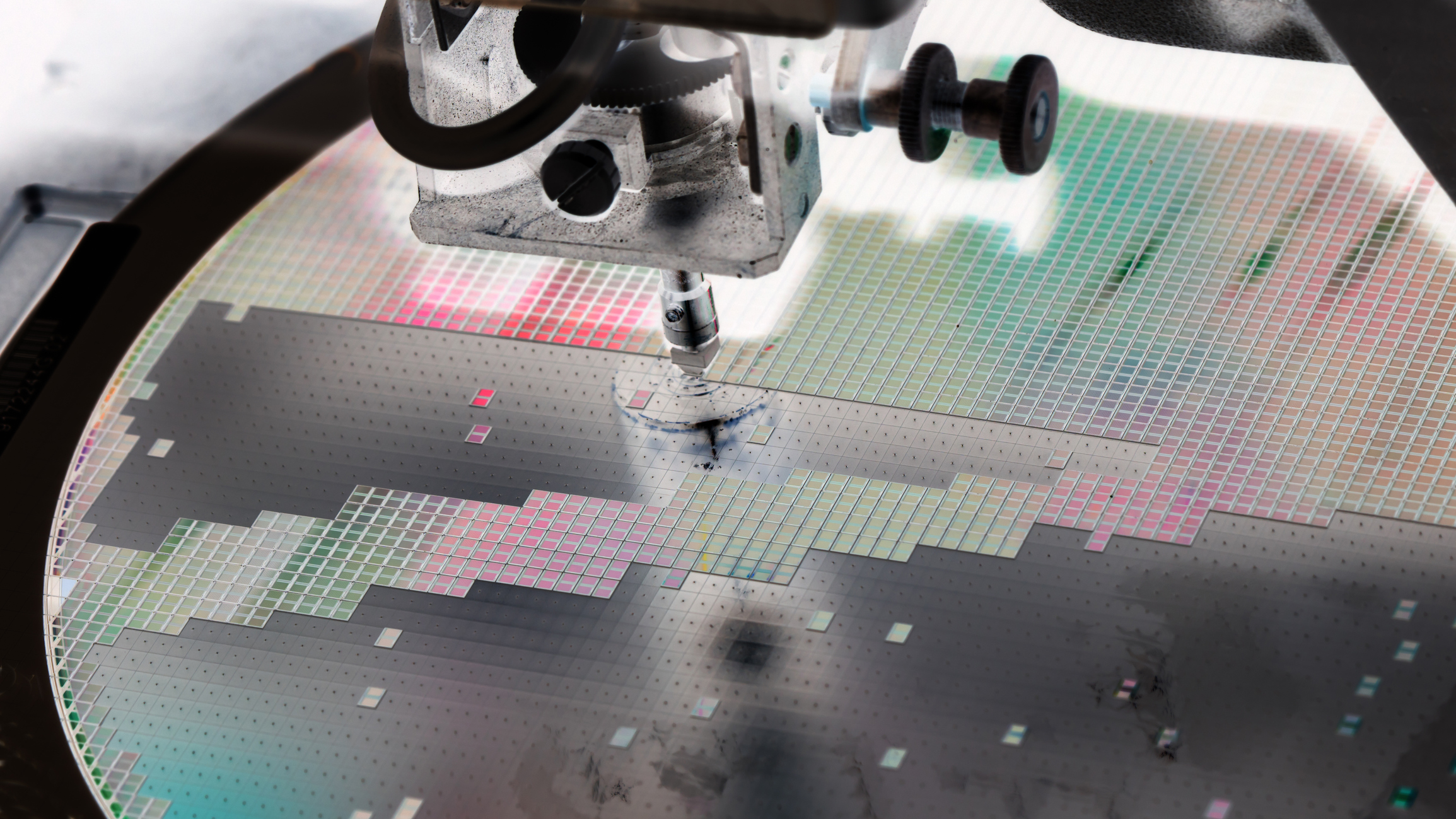 Silicon Wafer Die Attach Machine Semiconductor PC Gaming AMD INTC Getty