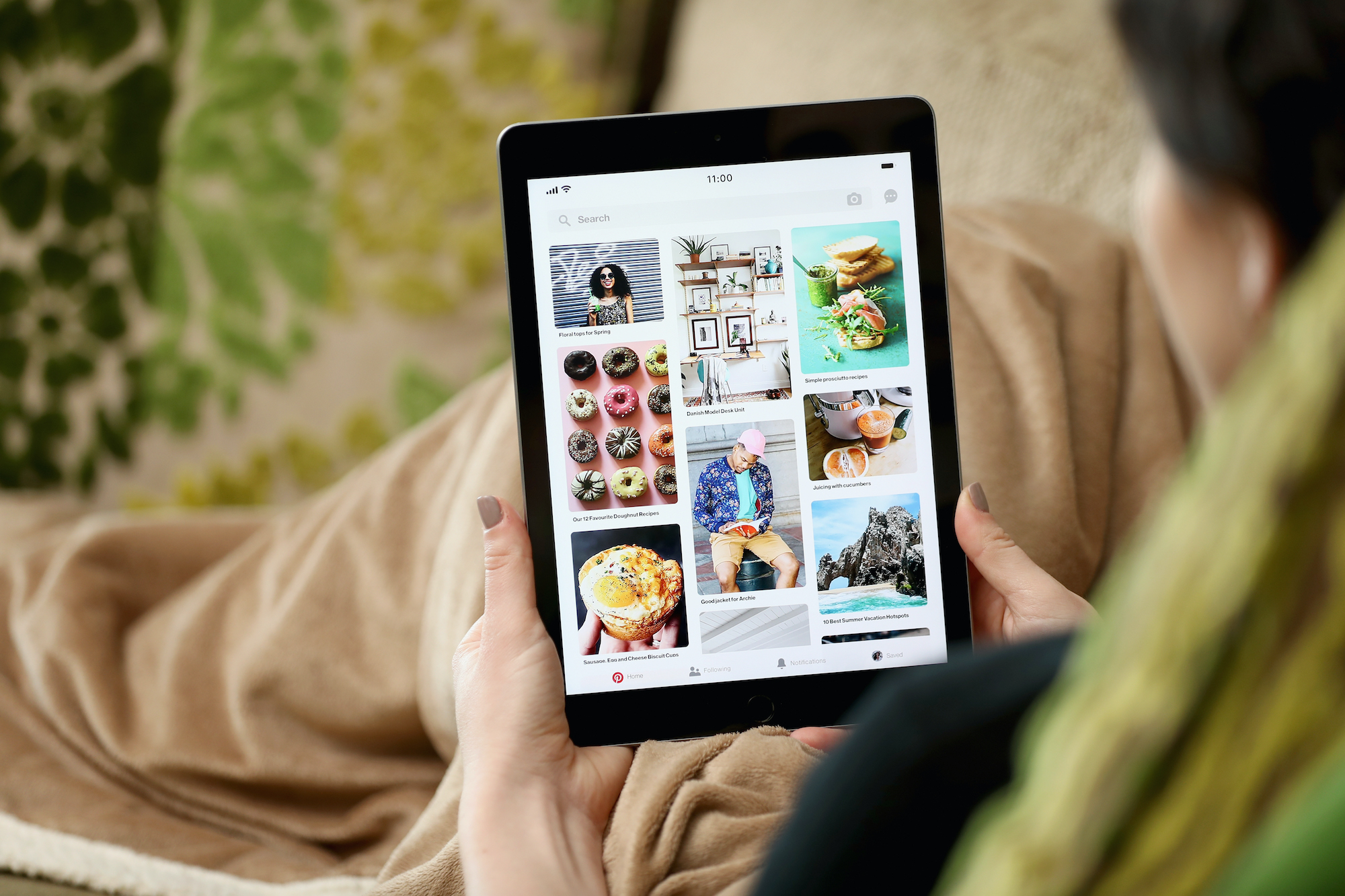 Pinterest_iPad home feed