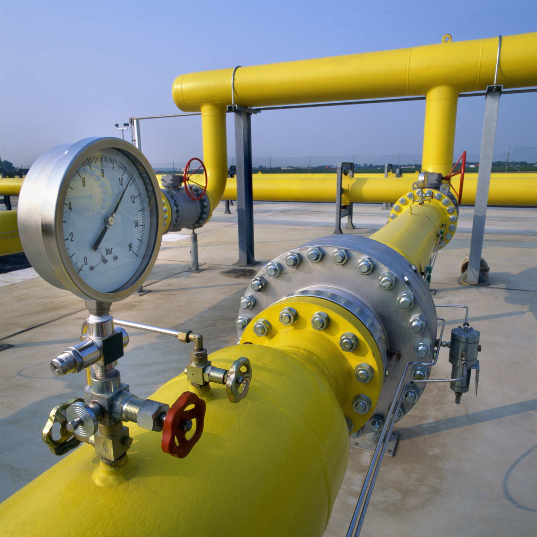 Gas pipeline infrastructure