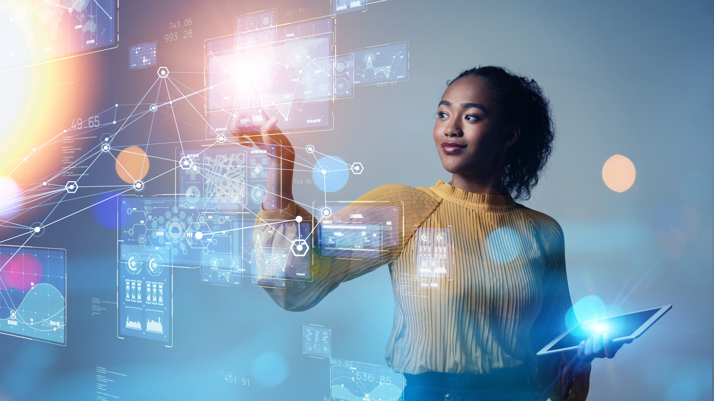 a person in the internet of things