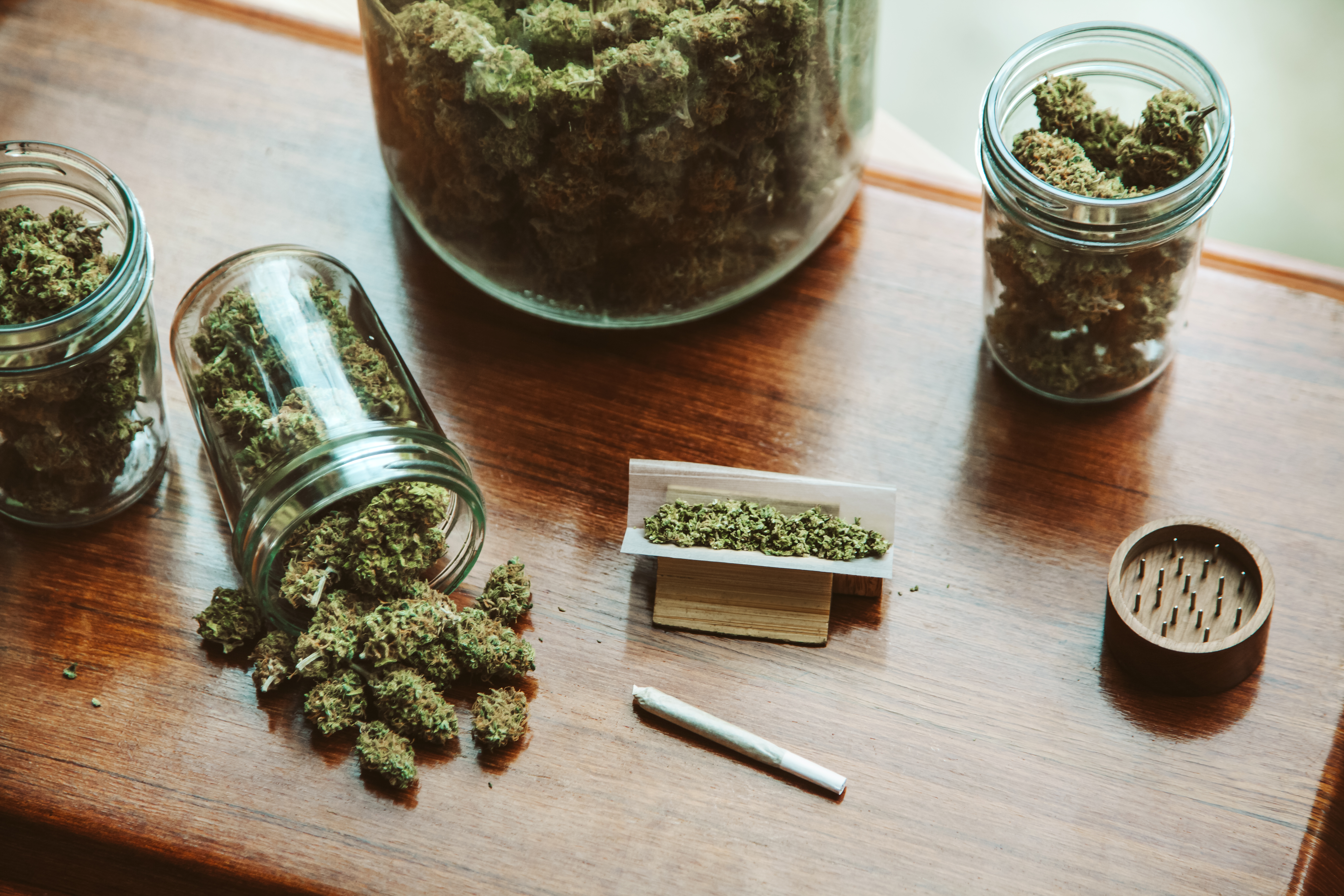 marijuana in bottle pot cannabis