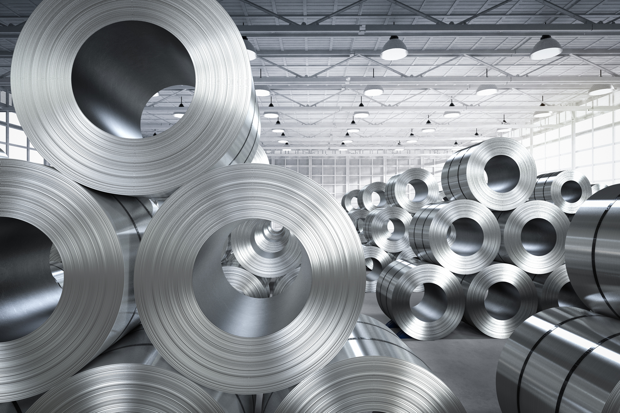 roll of steel sheet in factory Getty