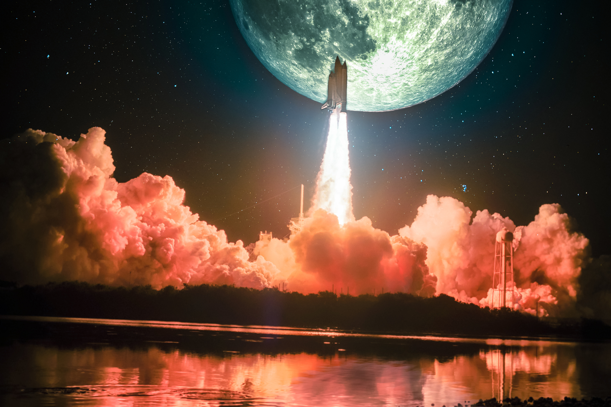 rocket moon