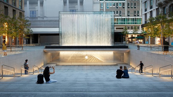 The Apple Store in Milan.