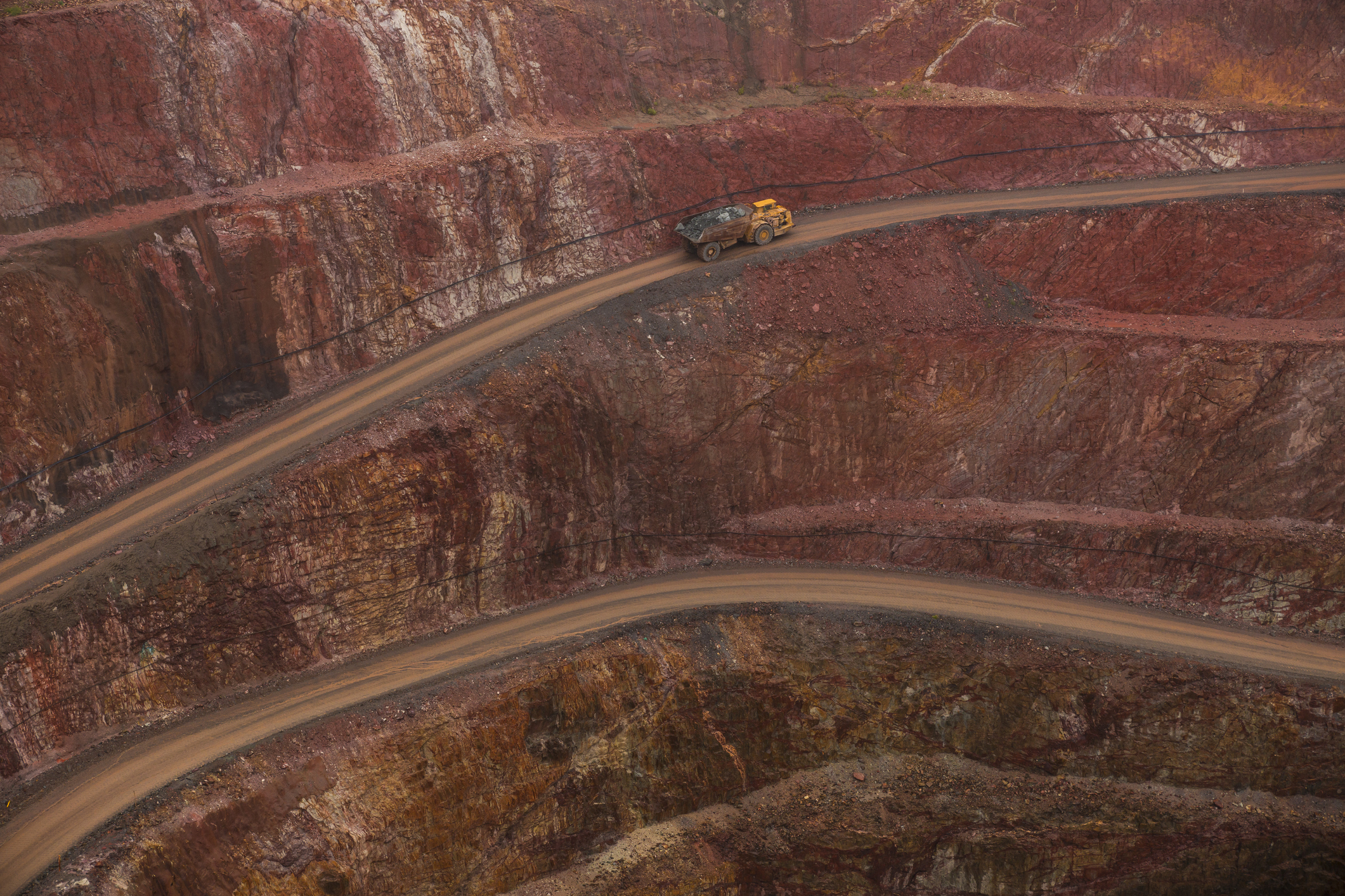 A copper mine.