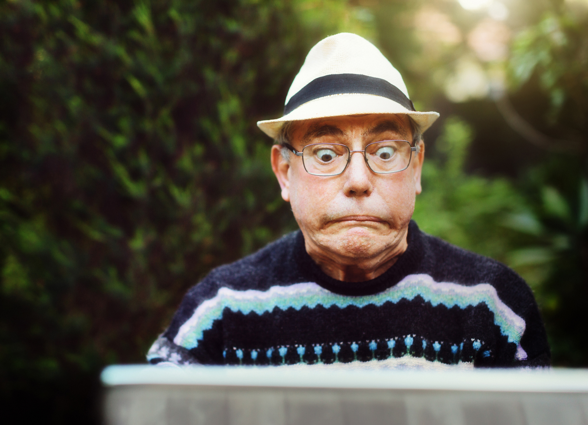Getty - surprised alarmed upset bad news wow yikes grimace