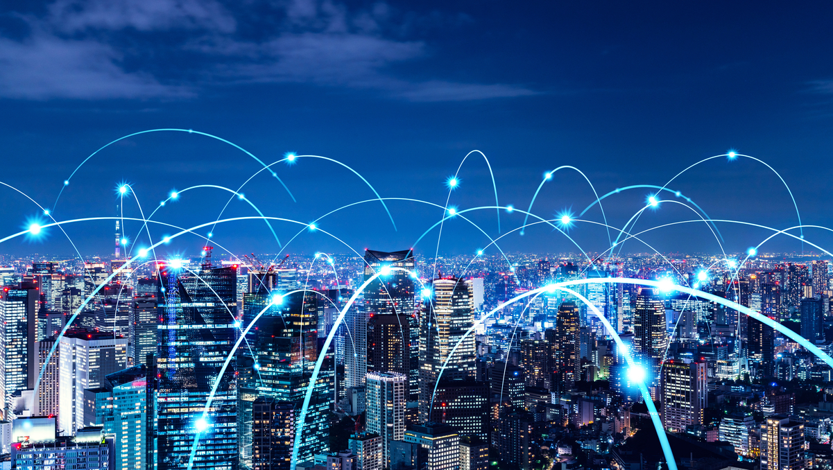 A connected city. 