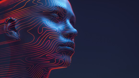 A face with AI.