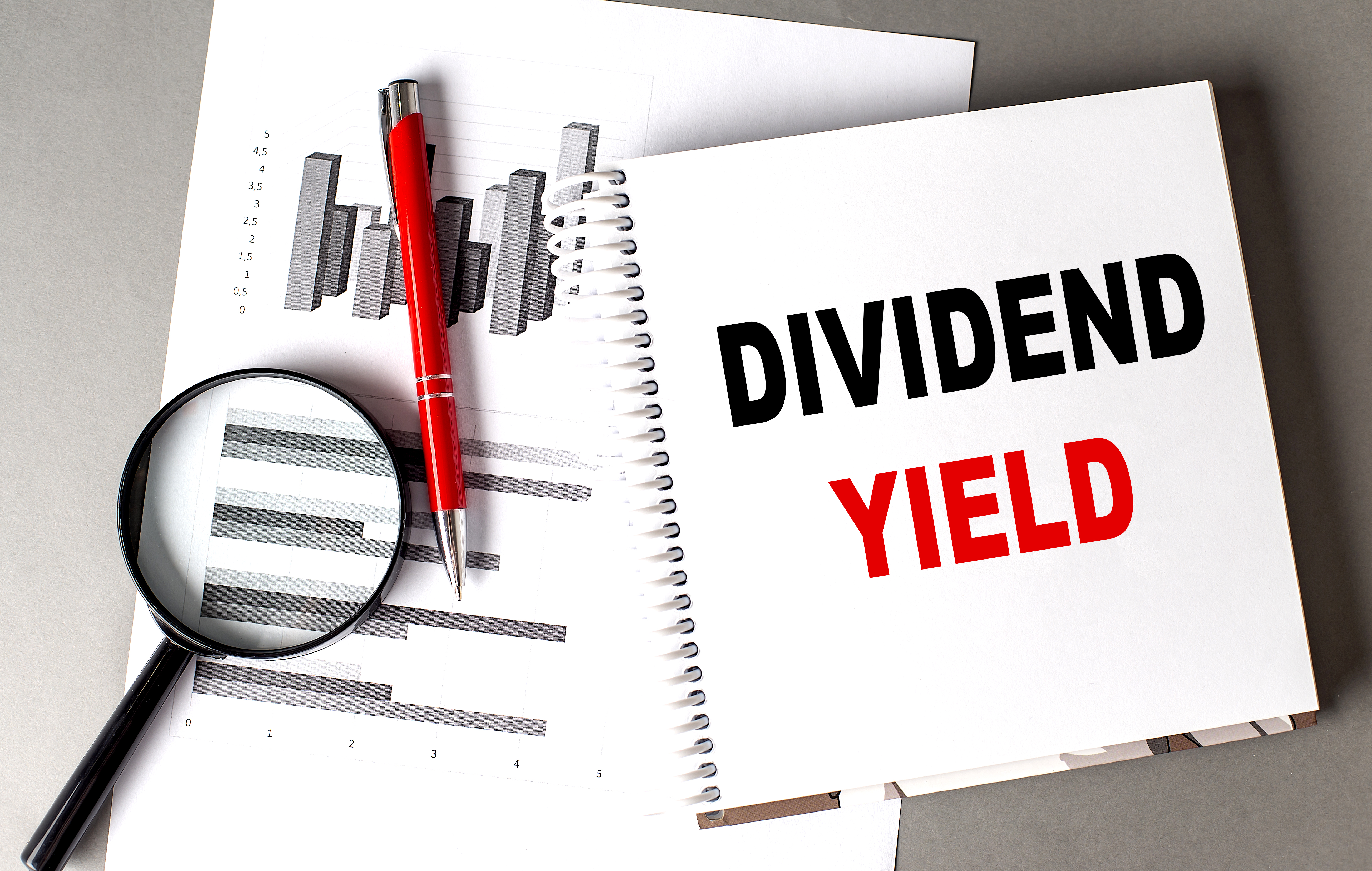 A dividend yield notebook.